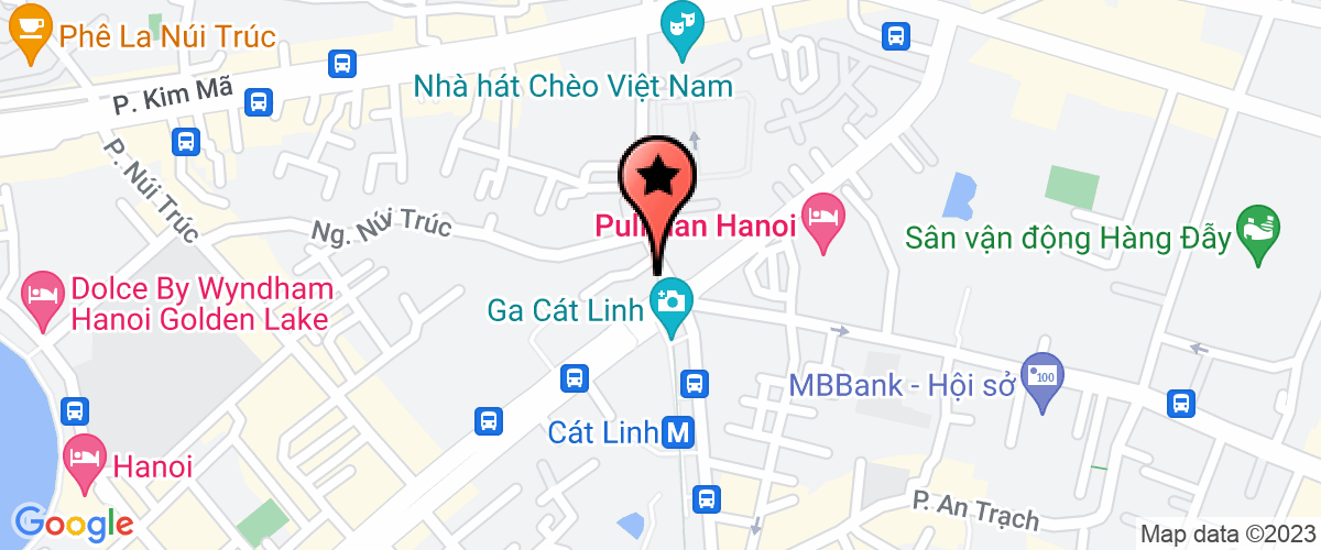 Map go to co phan thuong mai dau tu xang dau - gas Ha Noi Company
