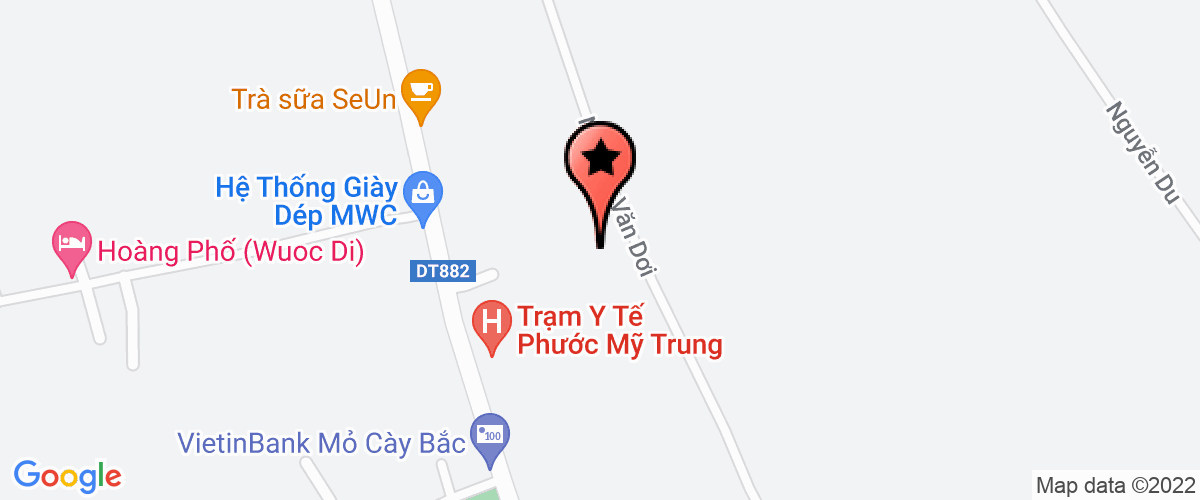 Map go to Binh Nguyen Steel Private Enterprise