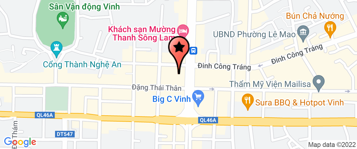 Map go to DNTN TM Hoang Ngan