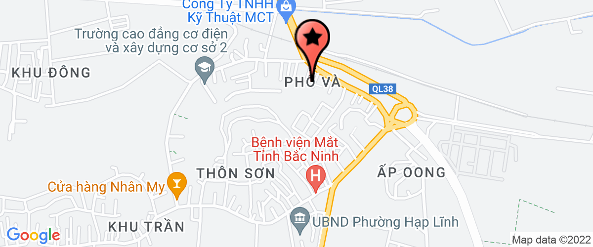 Map go to Kinh Bac International Pharmaceutical Joint Stock Company