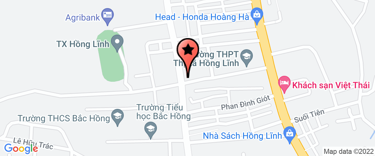 Map go to Huy Hoang Hong Linh Private Enterprise