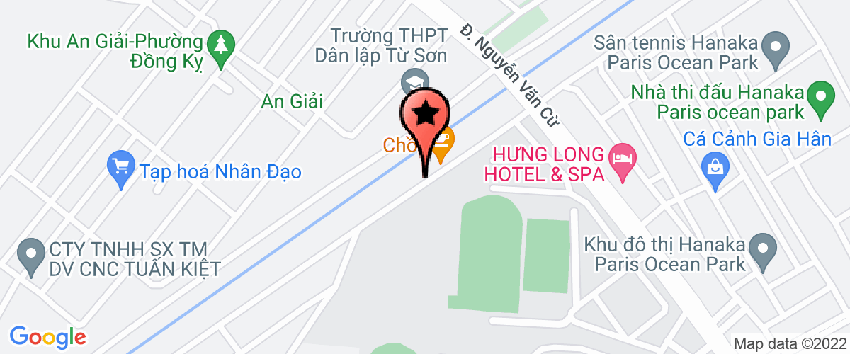 Map go to moi truong do thi Tu Son (Limited) Company