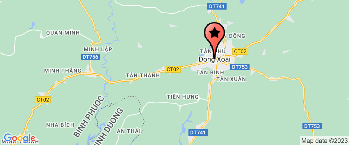 Map go to Tan Dai An Trading Service Rubber One Member Company Limited
