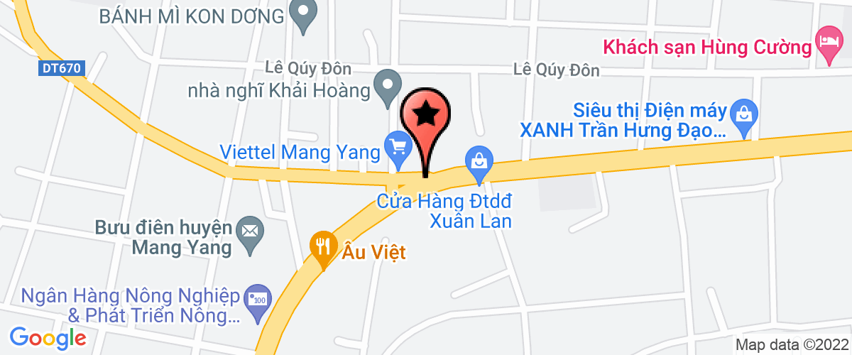 Map go to Lien Son Gia Lai Company Limited