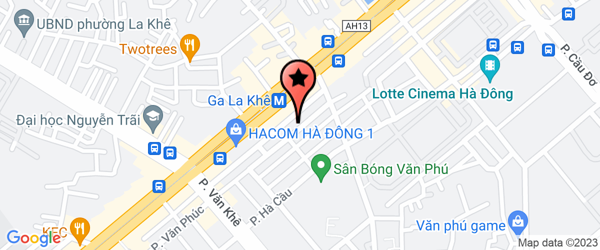 Map go to mot thanh vien thuong mai Hien Phuong Company Limited