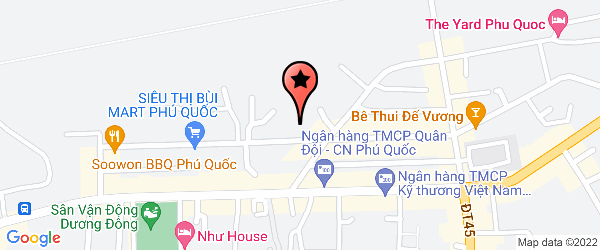 Map go to Bien Vang Phu Quoc Travel Travel Company Limited