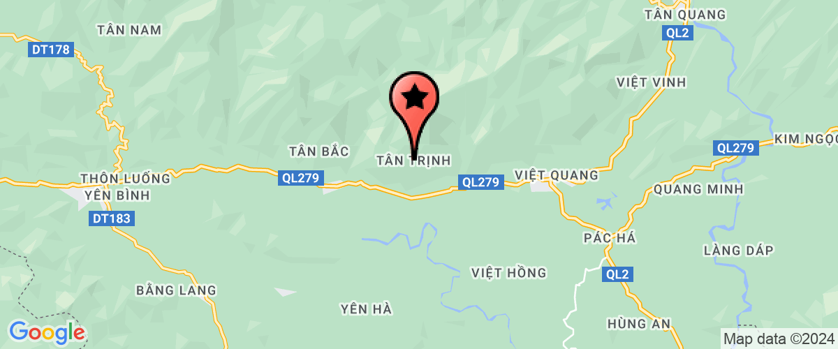 Map go to Tan Trinh Secondary School