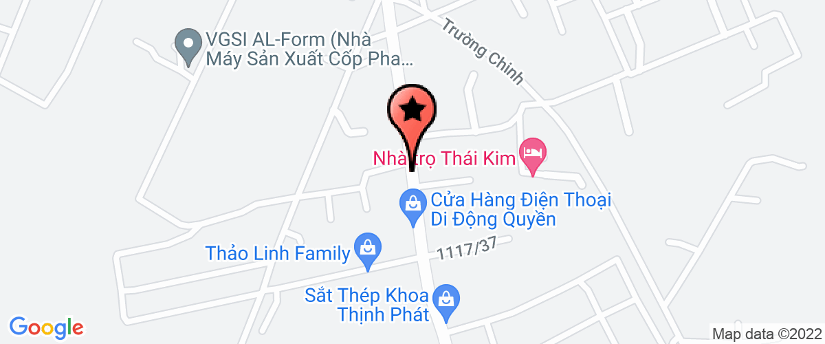 Map go to Chi Cuc Thi Hanh an Dan Su Nhon Trach District