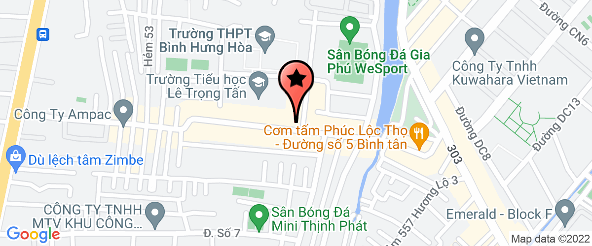 Bản đồ đến Công Ty Trách Nhiệm Hữu Hạn Top3