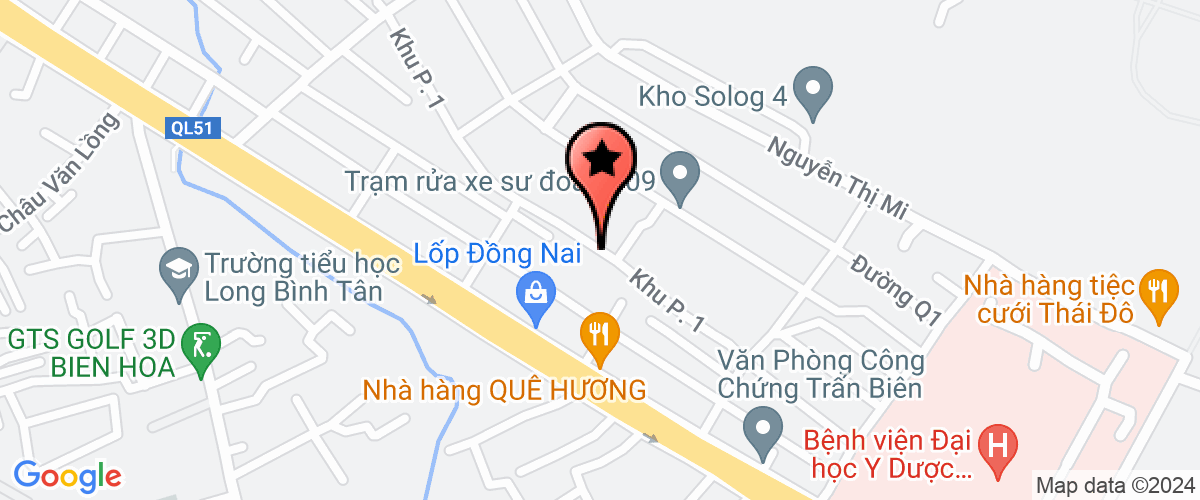 Map go to Quang Trung Investment Stimulate Company Limited