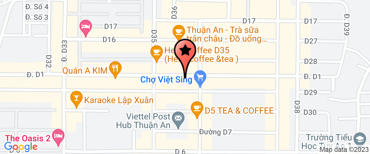 Bản đồ đến Công Ty TNHH Một Thành Viên Hong Ty