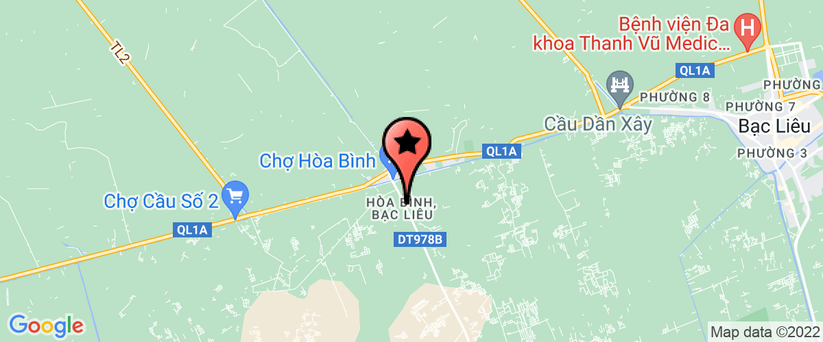 Map go to Kim Thanh Hoa Binh Private Enterprise