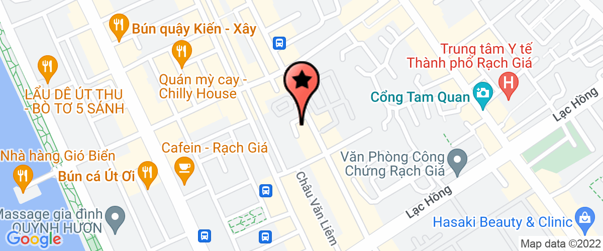 Map go to Huy Khanh Kien Giang Company Limited