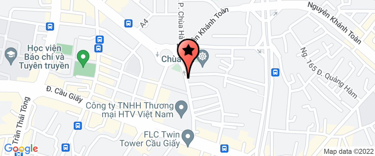 Bản đồ đến Công Ty Cổ Phần Đầu Tư Vnff Việt Nam