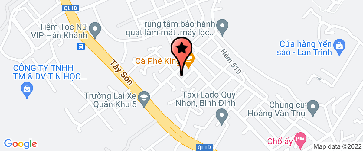 Map go to Anh Nhat Import - Export Manufacture and Trade Limited Company