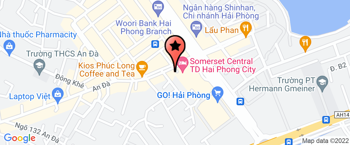 Map go to Van phong tu van giam sat thi cong Hop phan thoat nuoc mua nuoc thai tai Hai Phong