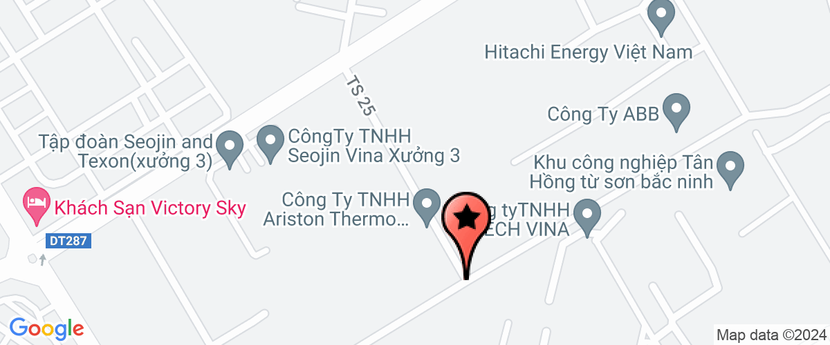Map go to Curious Seiki VietNam (Nop thay) Company Limited