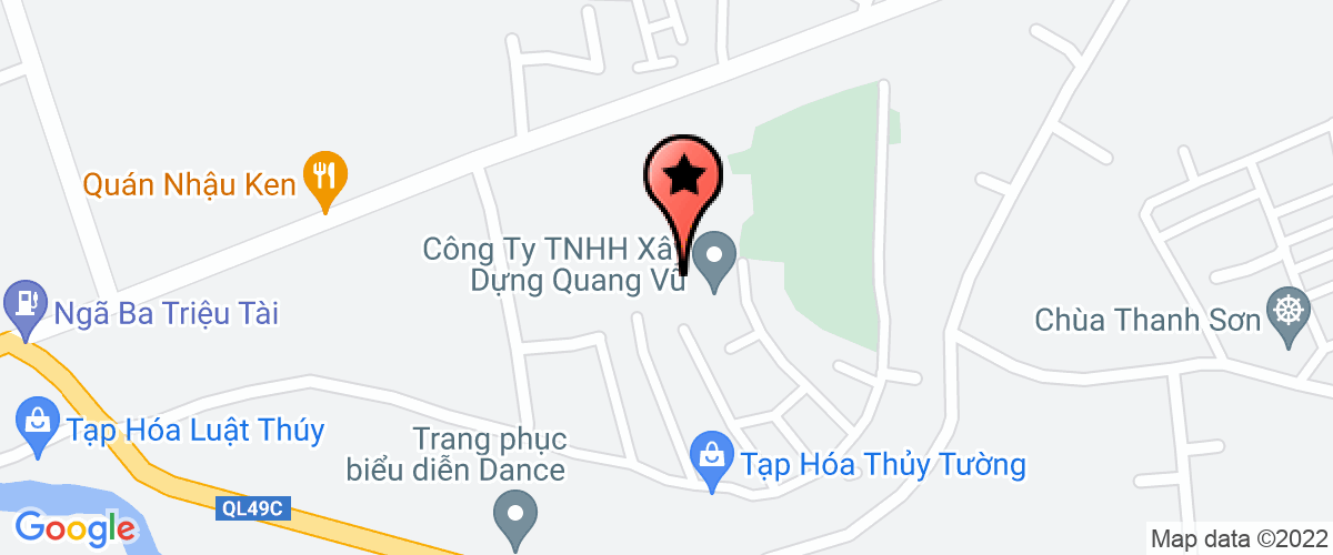 Map go to Qt Quang Thanh Company Limited