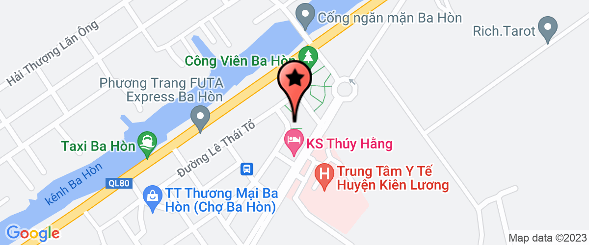 Map go to Kien Luong Tourism Development and Construction Limited Company