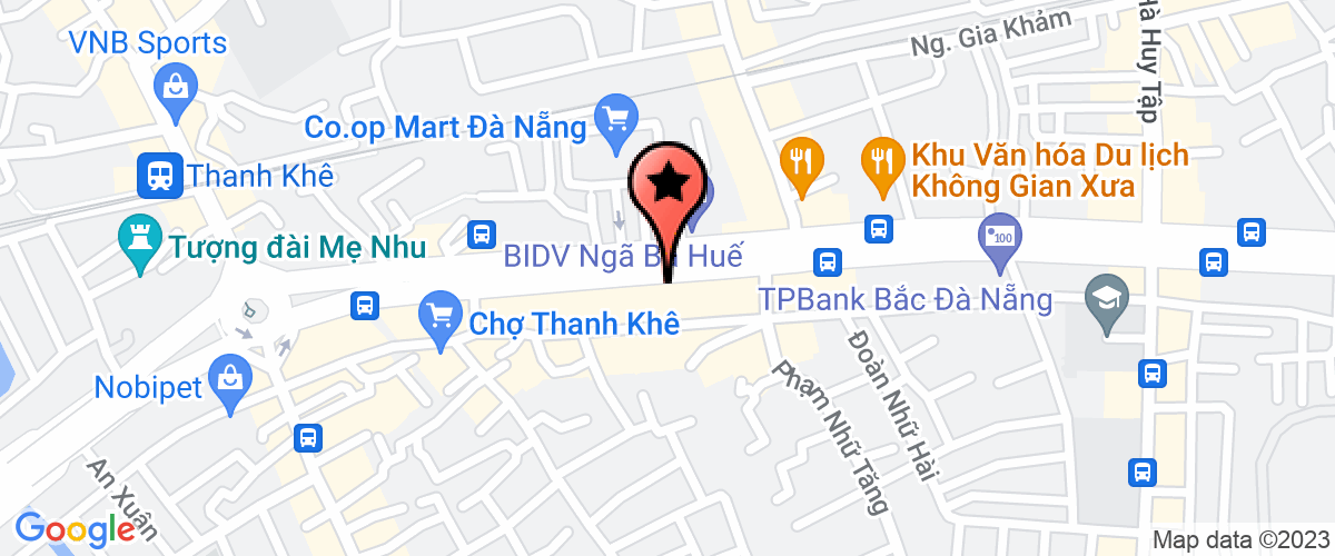 Map go to Barista Tran Thai Huy Company Limited