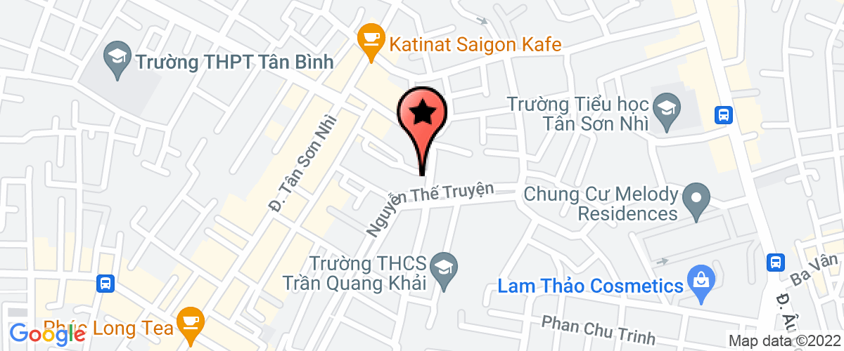 Map go to Hoang Quan Construction Import Export Joint Stock Company