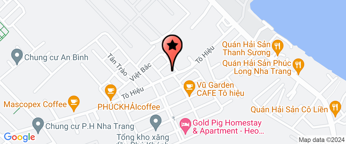 Map go to DV Phuong Hoang Nha Trang Security Company Limited
