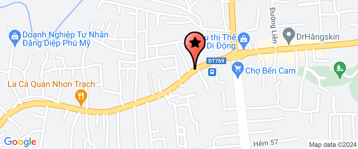 Map go to Tran Hong Nhung Mechanical Company Limited