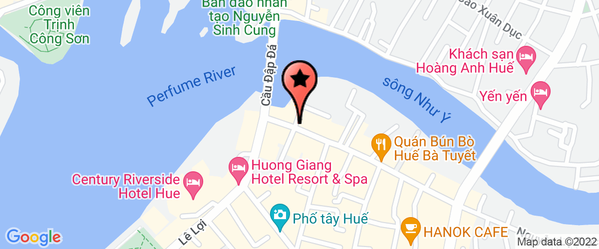 Bản đồ đến Công Ty TNHH Phố Bên Sông Huế