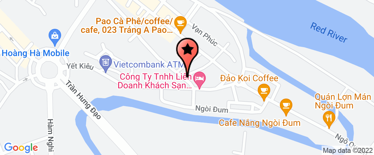 Map go to Manh Kien Construction Company Limited