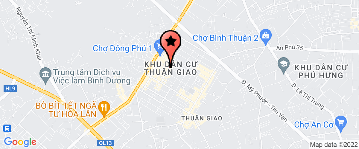 Map go to Dai Tien Phat Security Service Company Limited