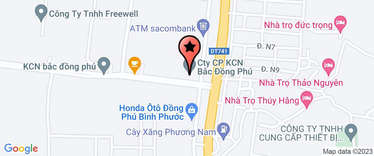 Bản đồ đến Công Ty TNHH Một Thành Viên Công Lý Việt