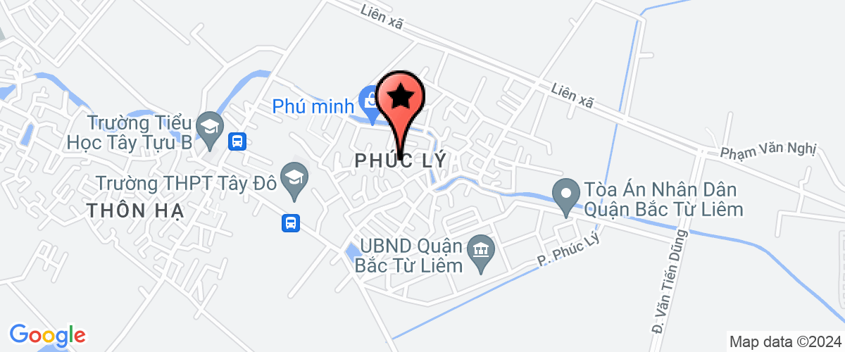 Map go to Thao Nam Development And Investment Joint Stock Company