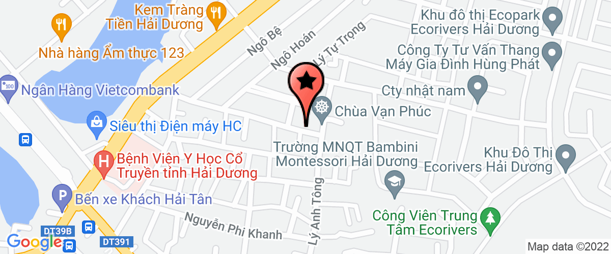 Map go to Dai Lam Hai Duong Company Limited