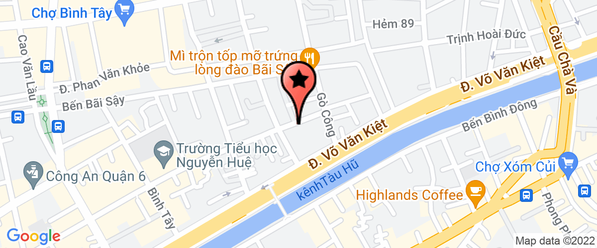 Map go to Benh Vien Ba Diem Company Limited