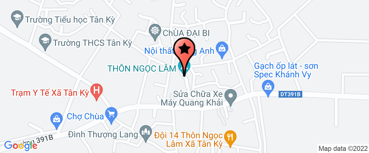 Map go to Thanh Dong Bg Trading And Construction Joint Stock Company