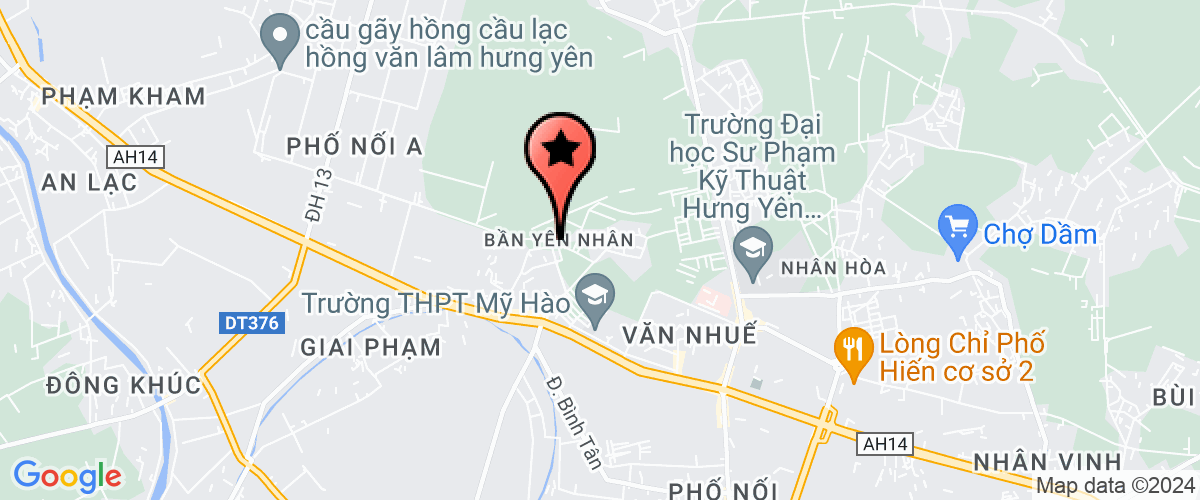 Map go to Công Ty T & T Hưng Yên