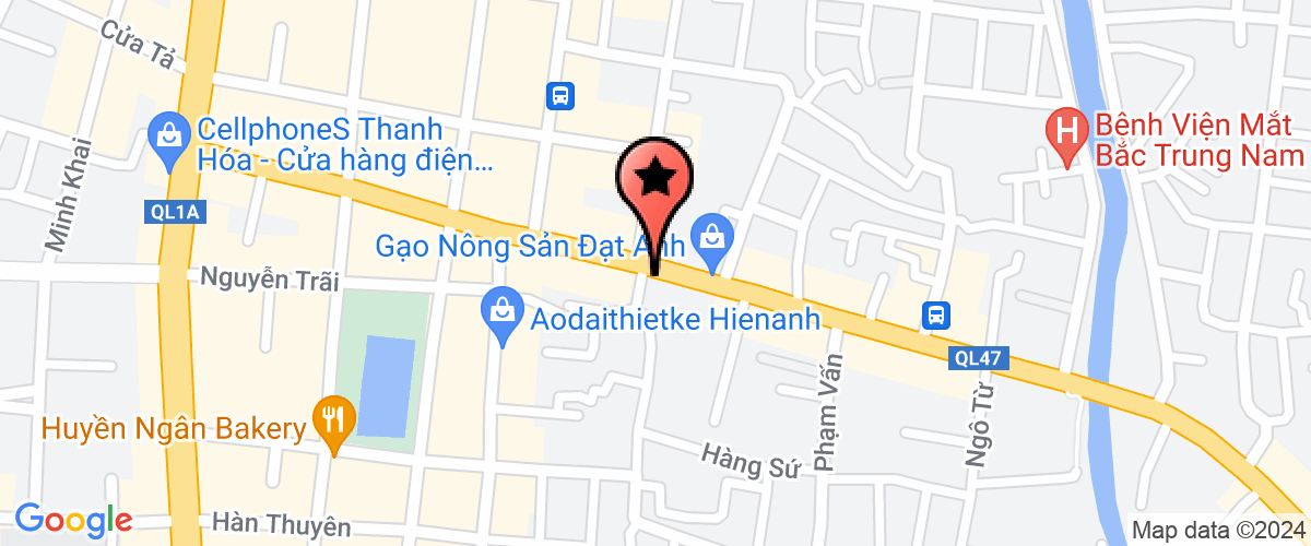 Map go to Vu Hoang Hai - Thanh Hoa Joint Stock Company