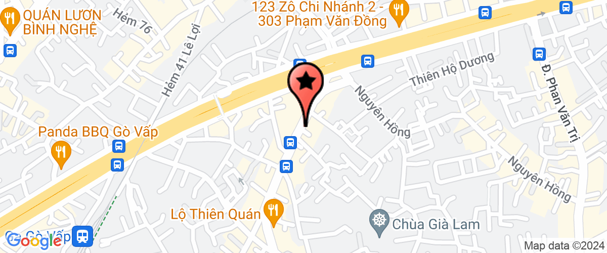 Map go to Diem Hen Sai Gon Quan Restaurant Service Trading Company Limited