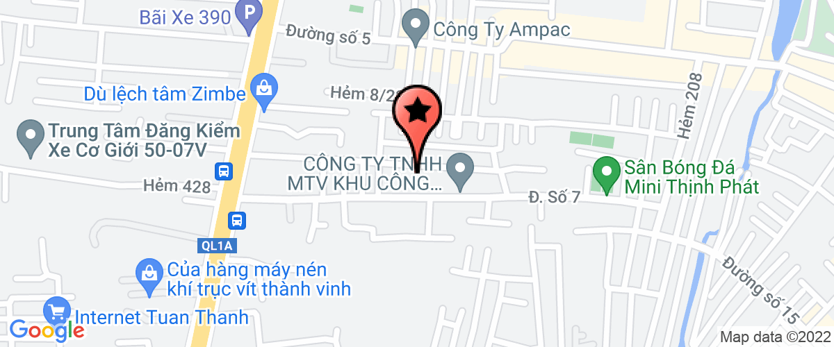 Bản đồ đến Công Ty TNHH Việt Nhật Tomi