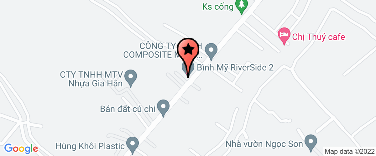 Map go to Phuong Nam Plastics Product Production Company Limited