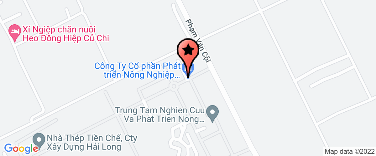 Map go to VietNam High Technology Agriculture Development Joint Stock Company