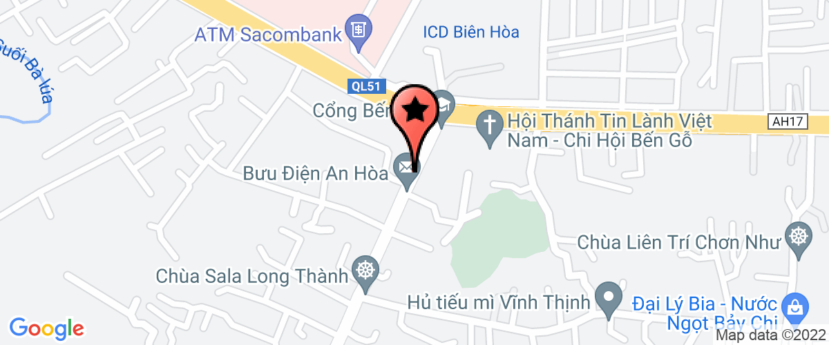 Map go to Long Hung Phat Investment Company Limited