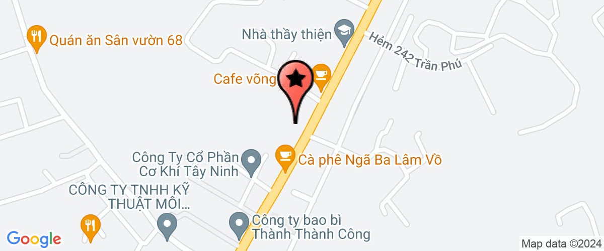 Map go to Thuy Dan Coffee Private Enterprise