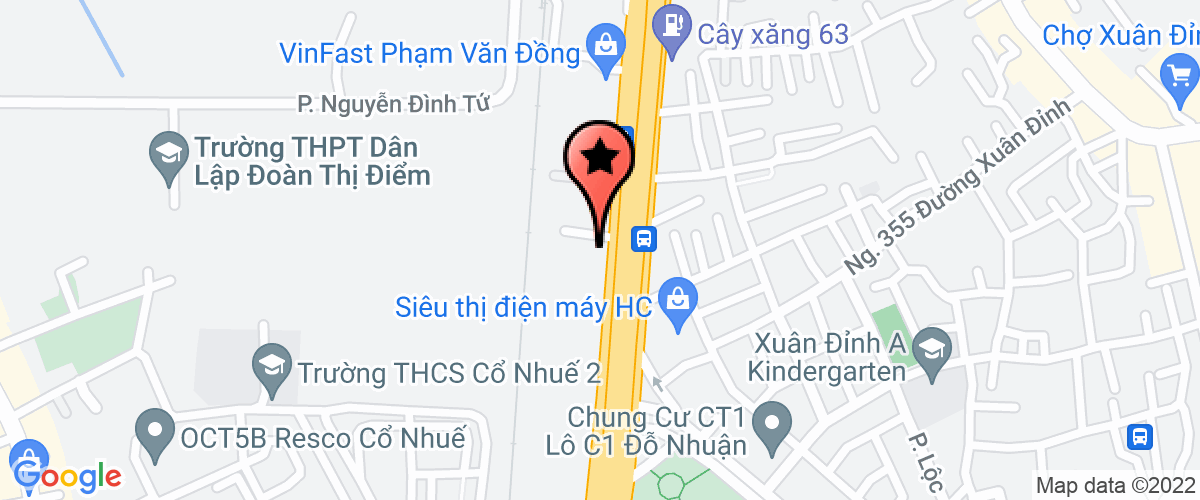 Map go to Ha Noi Tram Joint Stock Company