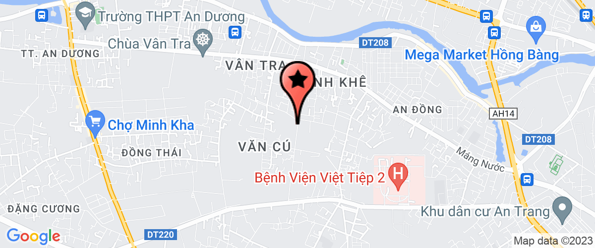 Map go to Dai Nam Manufacture Mechanical Company Limited