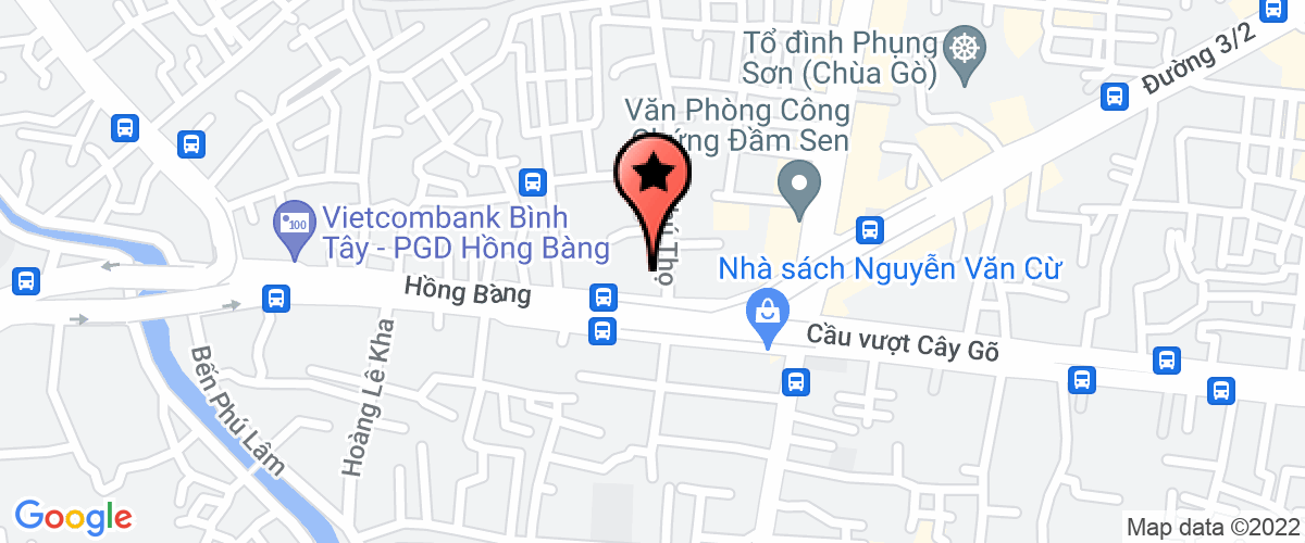 Map go to Thinh Toan Production Trading and Services Company Limited