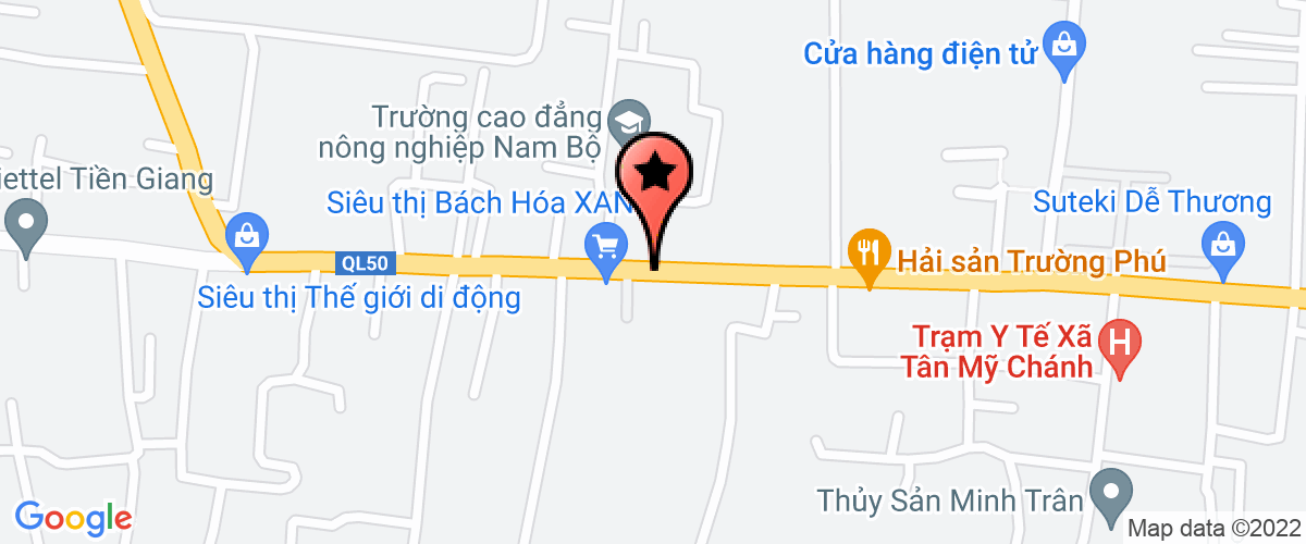 Map go to Truong Phat Seafood Private Enterprise