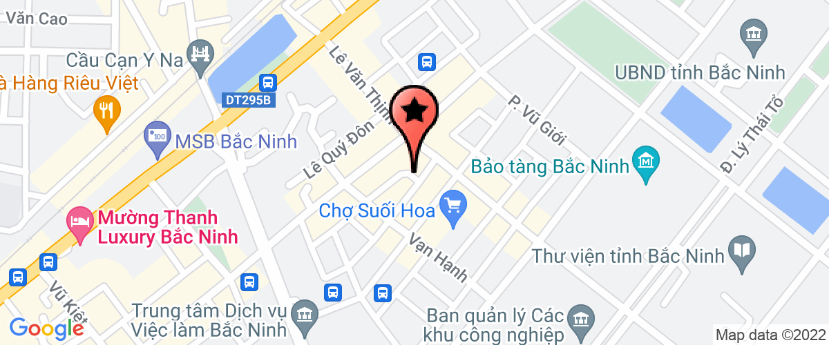 Map go to Gom Luy Lau Kinh Bac Joint Stock Company