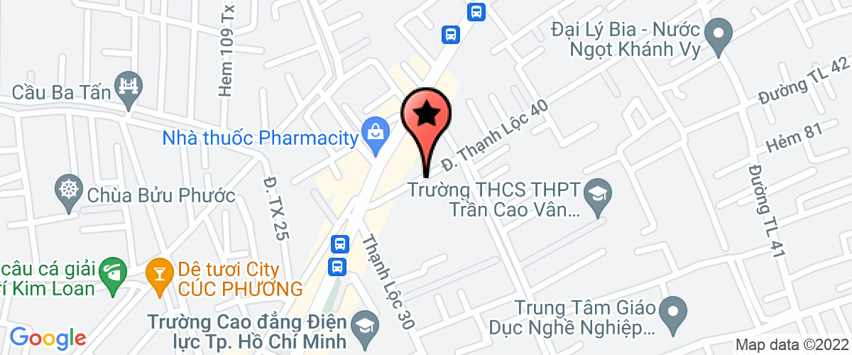 Map go to Dai Hung Import Export Service Trading Joint Stock Company