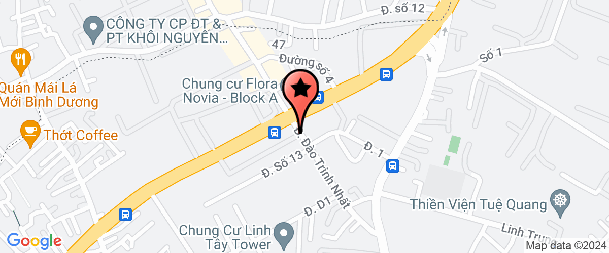 Map go to Tri Viet Machine Technology Joint Stock Company